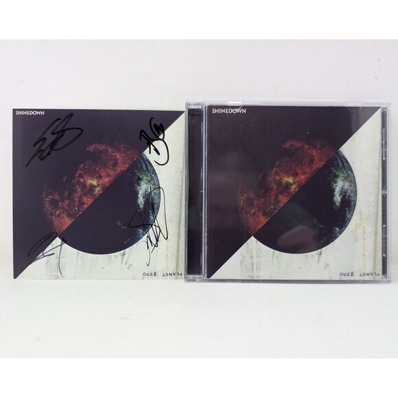 Shinedown Planet Zero CD With Signed Insert Autographed by the Full Band 2022 - Picture 2 of 4